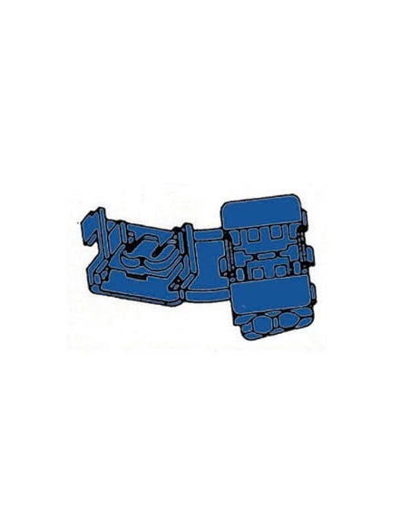 Raccord instantane bleu