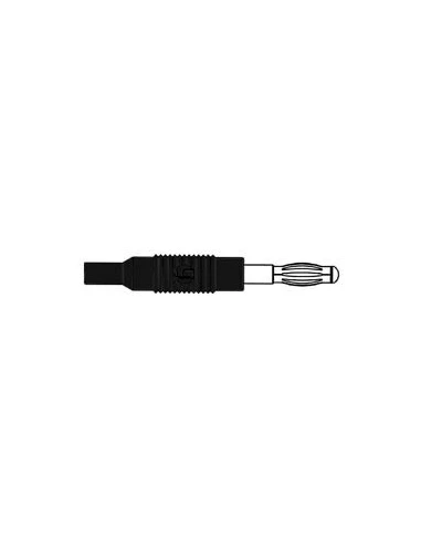 Adaptateur fiche 4mm vers 2mm - noir (mzs 4)