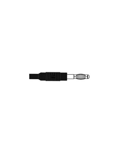 Adaptateur fiche 4mm vers 2mm - noir (mzs 4)