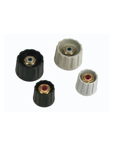 Bouton (gris 28mm/6mm) 2 pinces