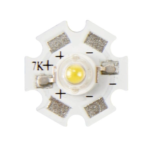Led de puissance - 3 w - blanc chaud - 210 lm