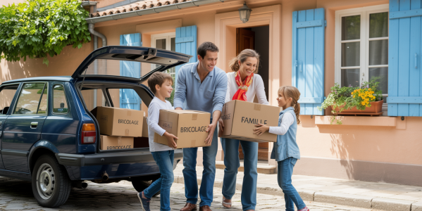 Déménager de l’Île-de-France à Toulouse : guide bricolage pour les familles