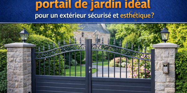 Comment choisir le portail de jardin idéal pour un extérieur sécurisé et esthétique ?