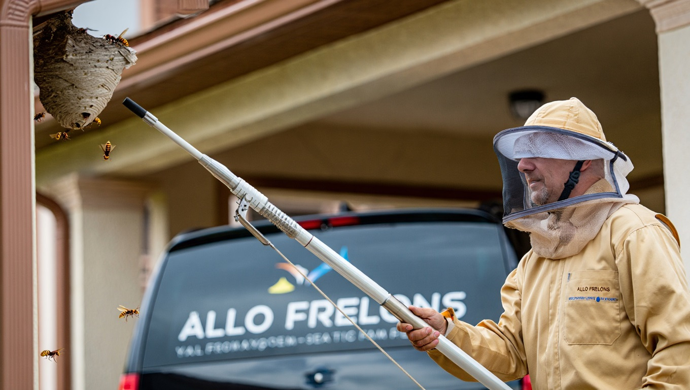 Un nid de frelons dans une loggia, que faire ?