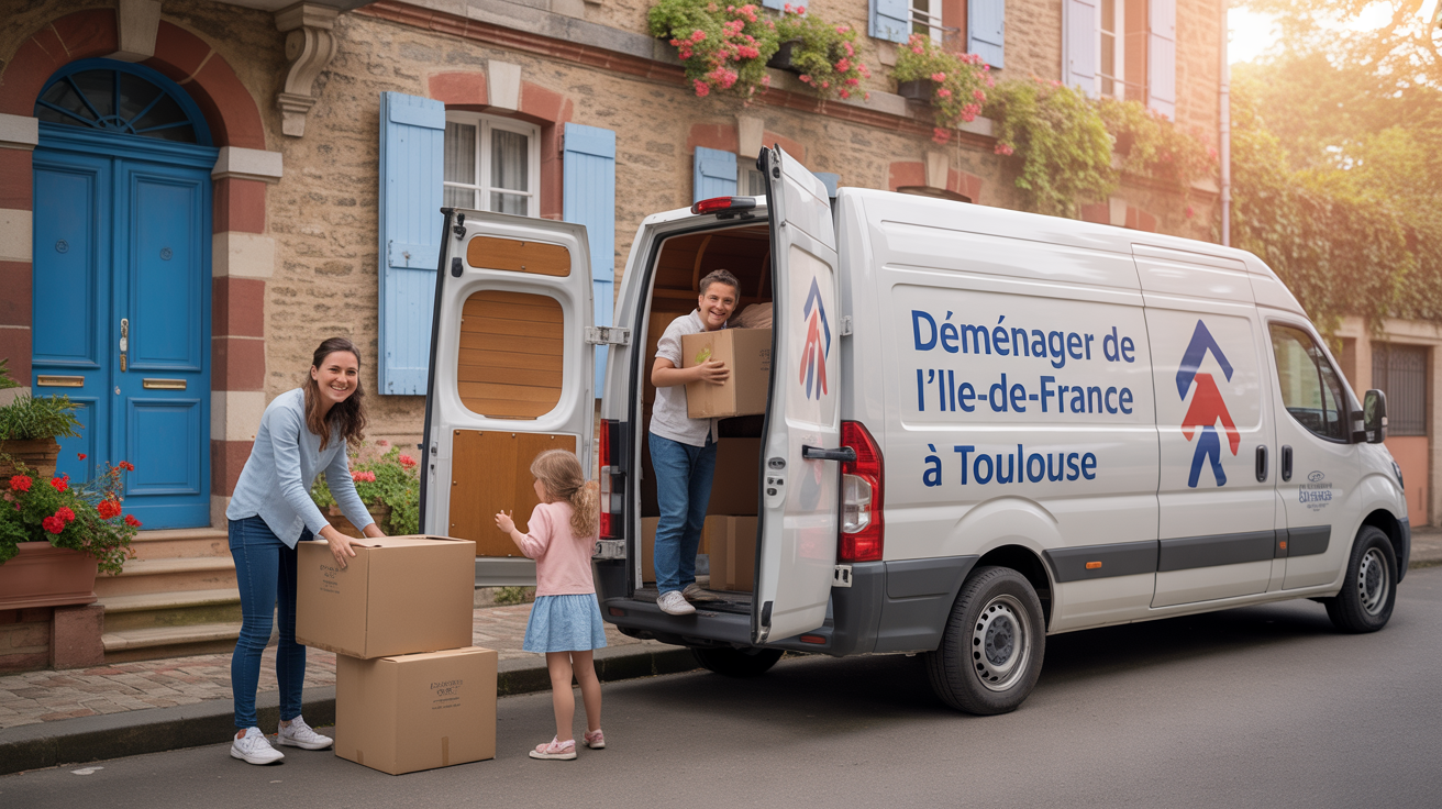 Déménager de l’Île-de-France à Toulouse : guide bricolage pour les familles