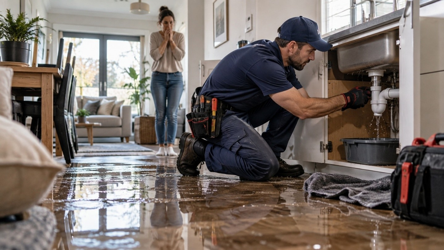 Réparation fuite en urgence : les bons réflexes face à un logement inondé